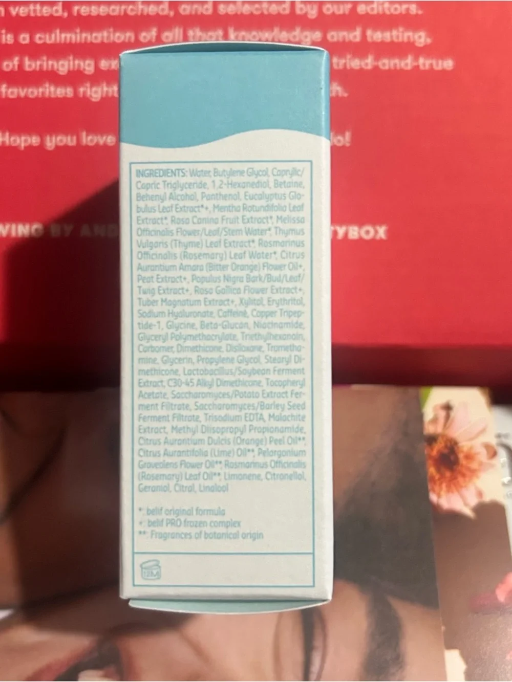 Belif Aqua Bomb Frozen Cream Cooling Gel 0.33 fl oz/ 10ml NIB Fresh Sealed